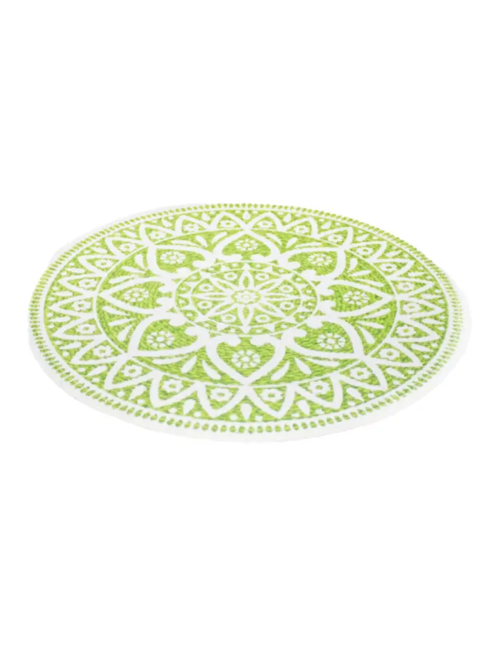 Mantel individual verde diseño mandalas de 37cm - Image 2