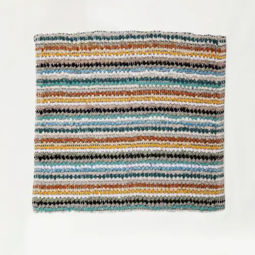 Tapete de algodón de colores de 50x80cm
