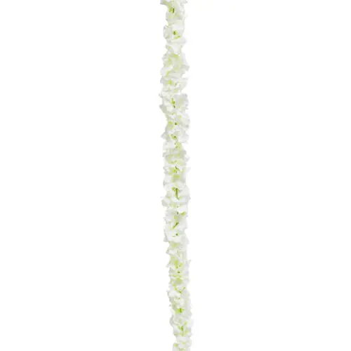 Tira de flores blancas de 160cm