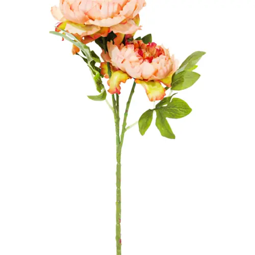 Ramo de flor de peonia artificial cafe 