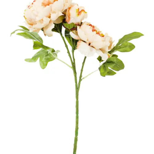 Ramo de flor de peonia artificial durazno
