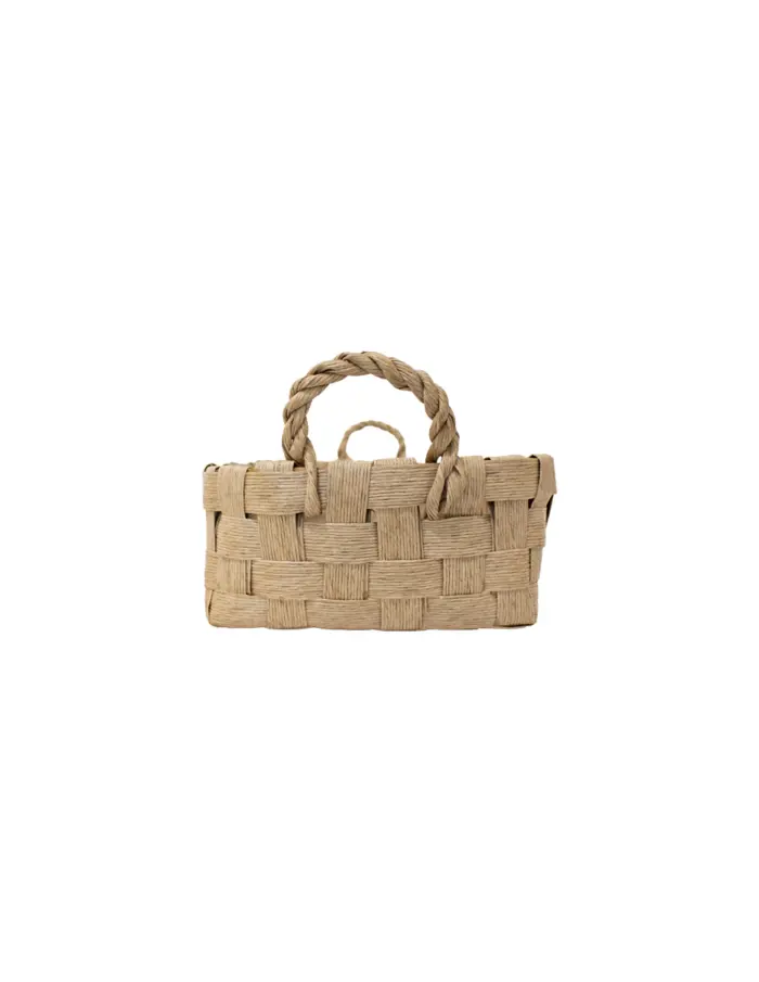 Canasta rectangular de tejido - Image 4