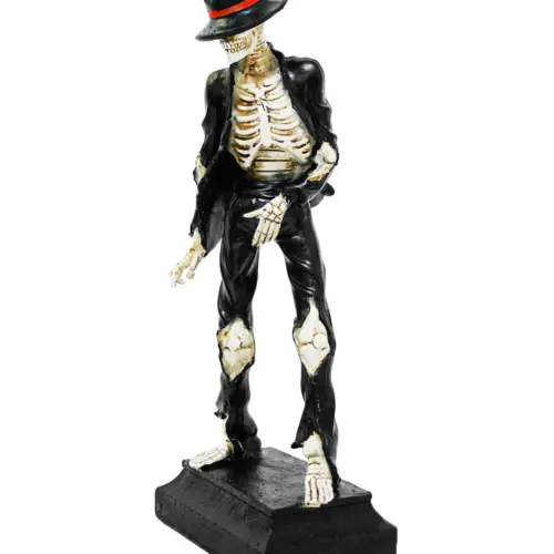 Esqueleto de poliresina bailando de 13.2×10.2×32.5cm