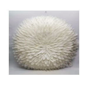 Decoración diseño flor blanca de papel de 70x70x6.5cm