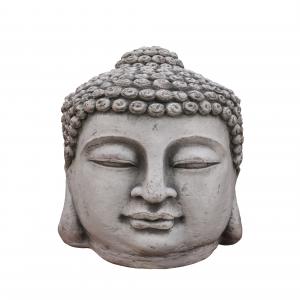 Cabeza de buda terminado piedra de 45.5×45.5x64cm