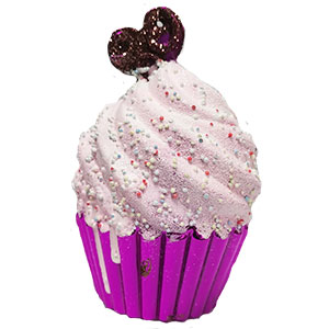 Juego de 3 cup cake fiusha de 10cm