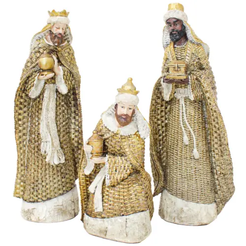 Reyes Magos de poliresina