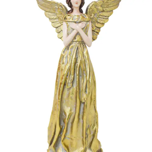 Angel de la esperanza de poliresina de 13×19.5x37cm
