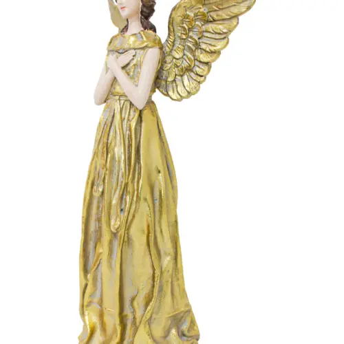 Angel de la esperanza de poliresina de 13×19.5x37cm