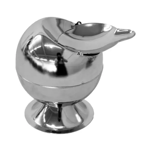 Cenicero forma bola  plata