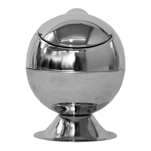 Cenicero forma bola  plata