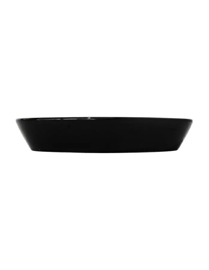 Cenicero de ceramica ovalado negro - Image 3