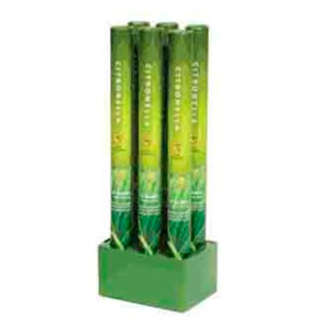 Tubo con 10 varas de incienso de citronela