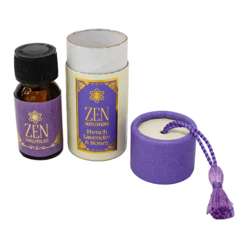 Tubo con Aceite de 15 ml con fragancia (Lavanda francesa y Miel)