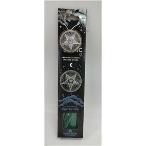 Paquete negro con 40 varas de incienso y quemador de estrella con fragancia de felicidad de 6.5x30x2