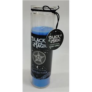 Vela aromatica de vidrio con fragancia de felicidad con 300g y 5.5x20x5.5cm