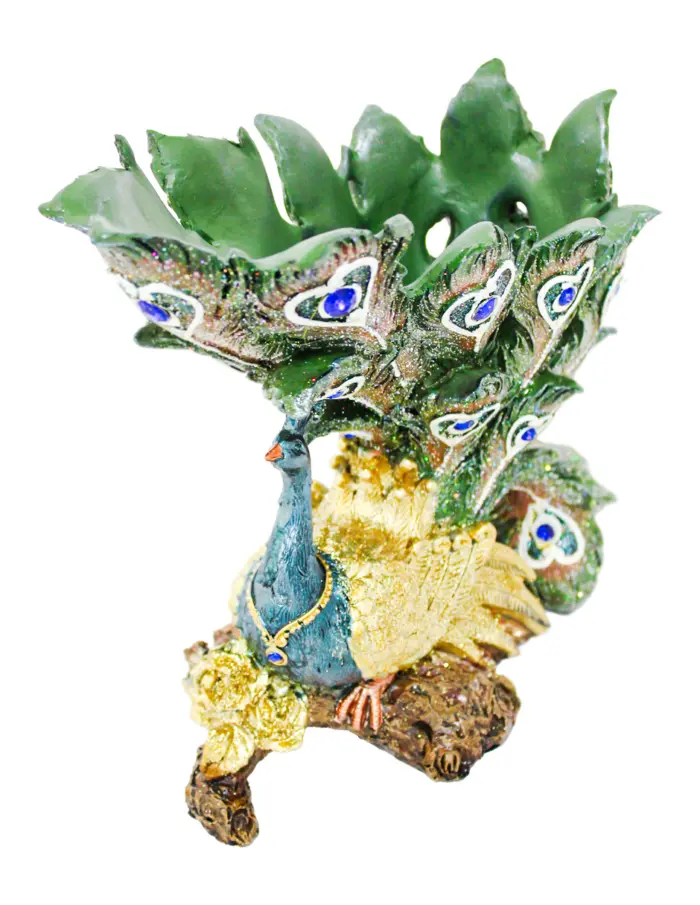 Pavorreal de poliresina porta botellas de 26x14x26.5cm - Image 4