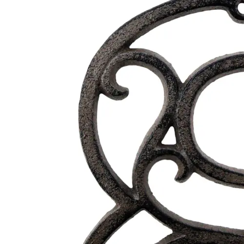 Número 8 decorativo de hierro de 10cm