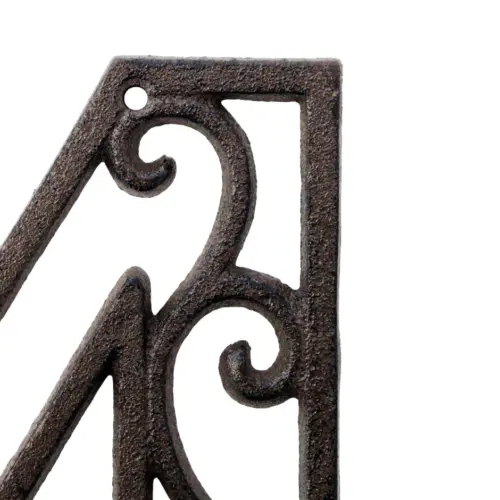 Número 4 decorativo de hierro de 20cm