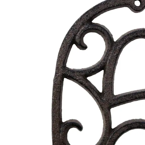 Número 6 decorativo de hierro de 20cm