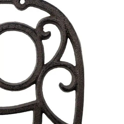 Número 9 decorativo de hierro de 20cm