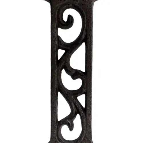Letra I de hierro de 20cm