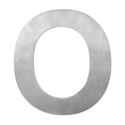 Letra O de acero de 15cm