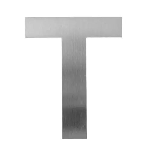 Letra T de acero de 15cm