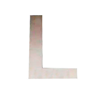 Letra L de acero de 25cm