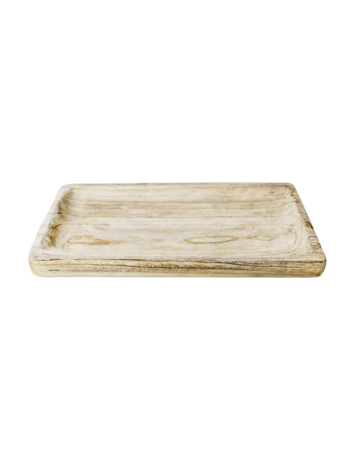 Charola rectangular de madera - Image 2