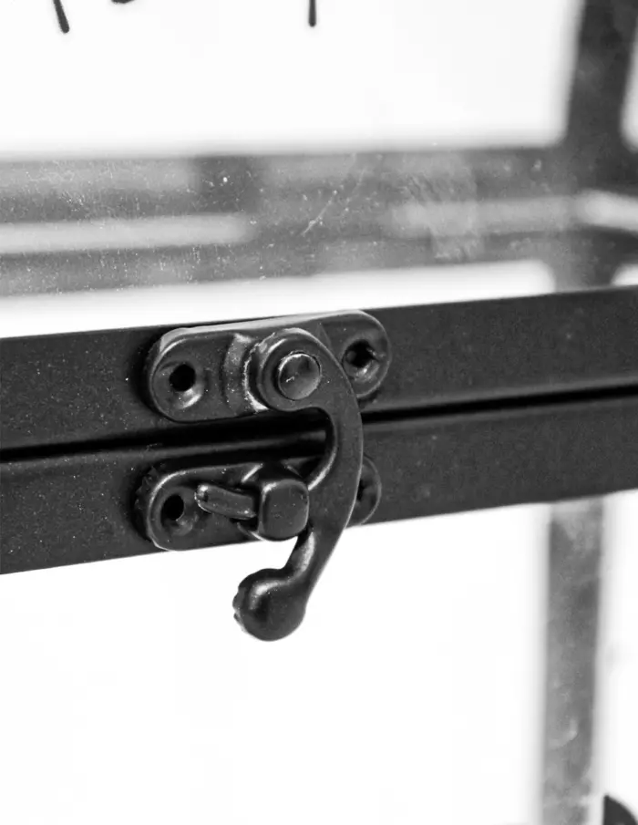 Terrario de cristal con metal de 30x15.5x40cm - Image 4