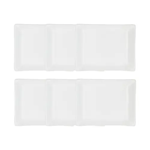 Plato de porcelana rectangular