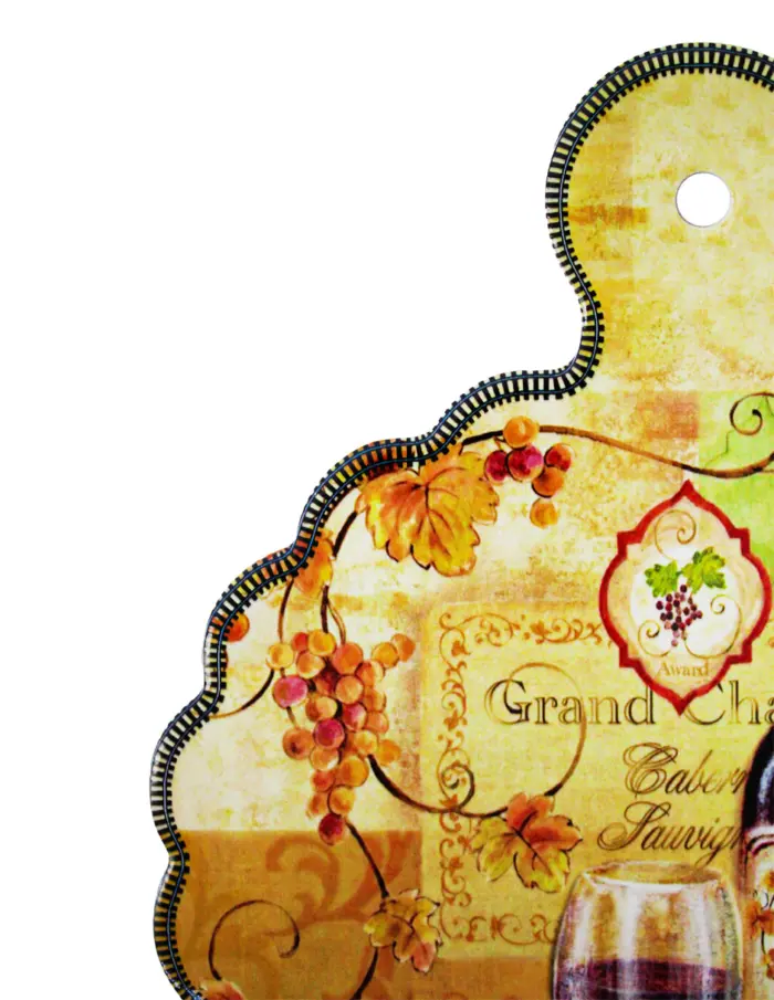 Portacalientes de porcelana estampado uvas de 20x25cm - Image 3