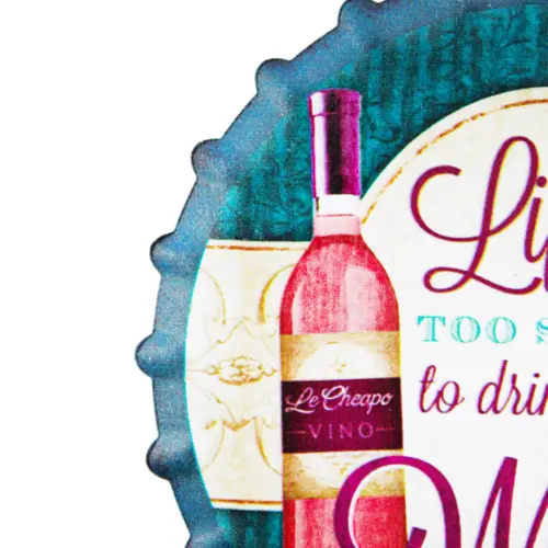 Juego de 4 portavasos diseño Botellas de Vino de 11x11cm