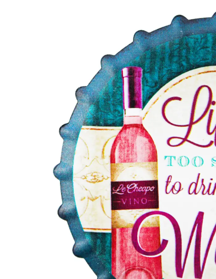 Juego de 4 portavasos diseño Botellas de Vino de 11x11cm - Image 2