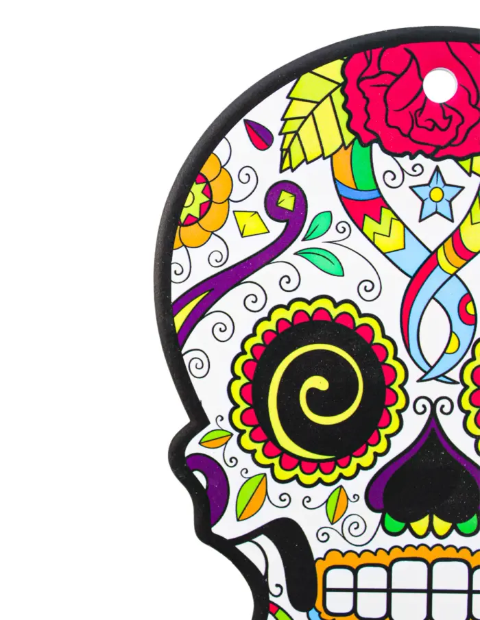 Porta caliente diseño Calavera color blanca con diseño de 15x20cm - Image 3
