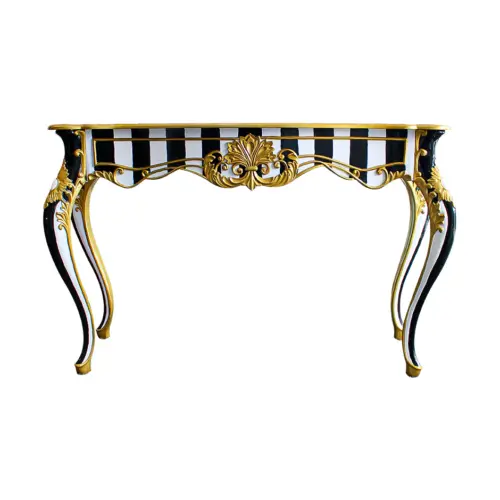 Credenza a cuadros blancos