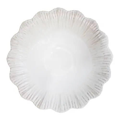 Bowl de melamina blanco de 33x10cm