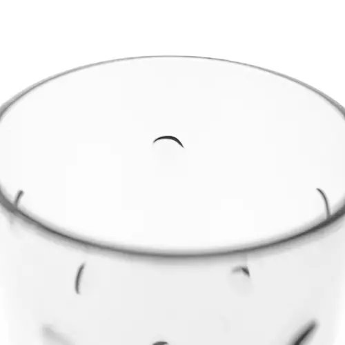 Vaso de acrílico transparente