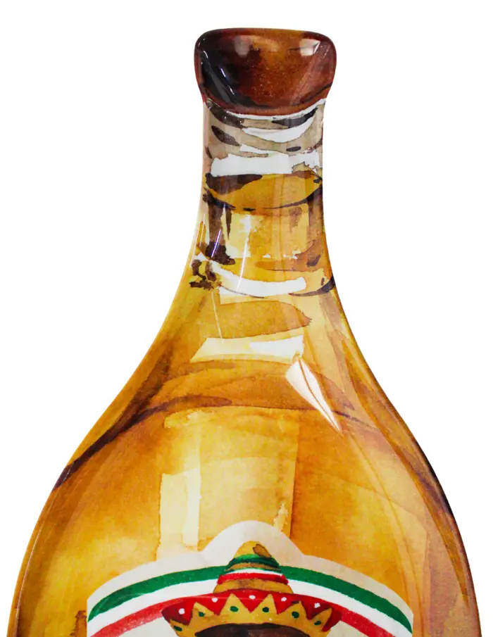 Plato de melamina diseño botella de tequila de51x22x2.7cm - Image 3