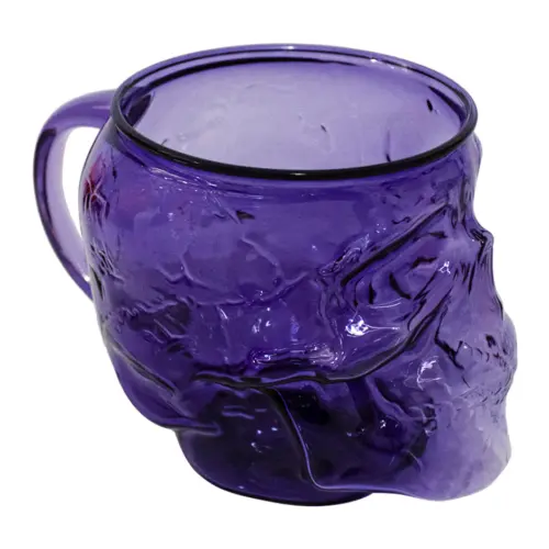 Taza de color morado de 16.5×10.5×11.2cm