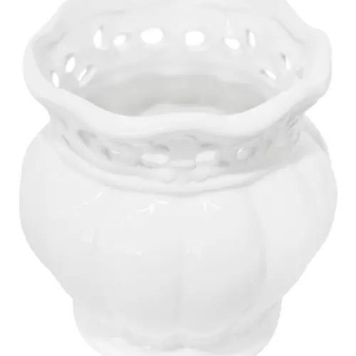 Maceta redonda de porcelana