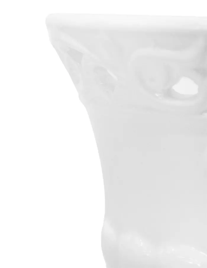Maceta de porcelana blanca - Image 3
