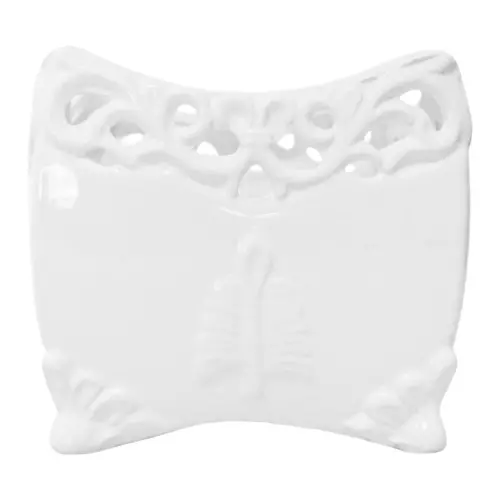 Maceta cuadrada de porcelana