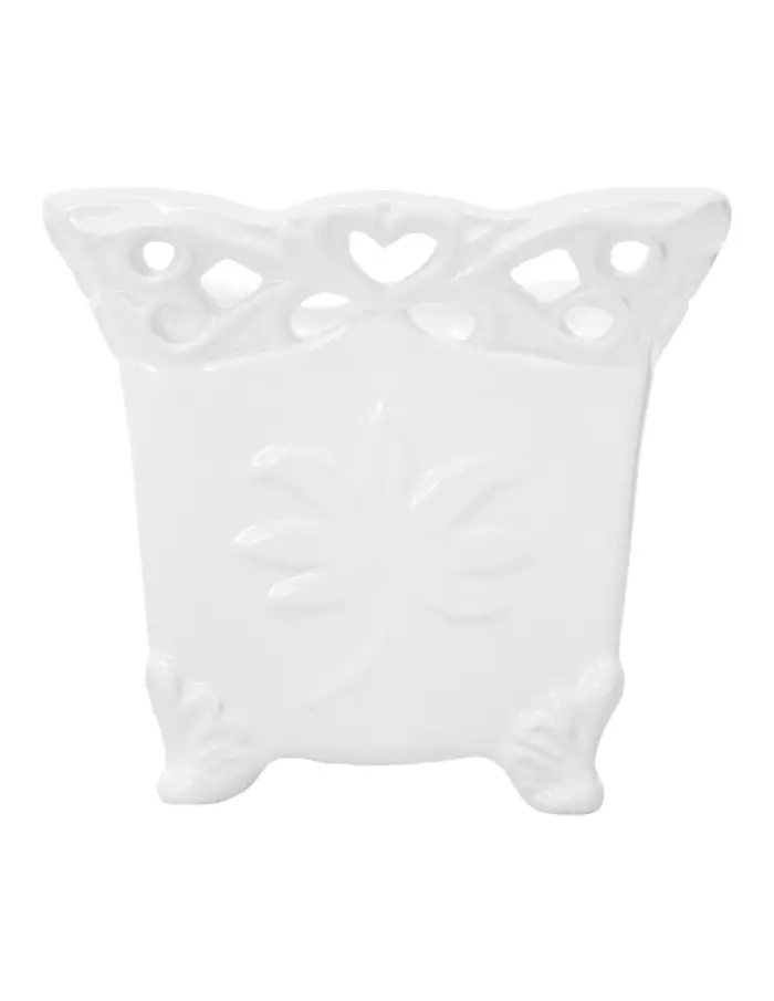 Maceta cuadrada de porcelana - Image 2