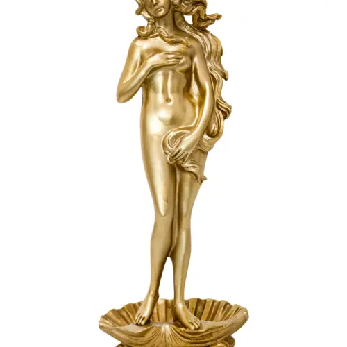 Nacimiento de Venus de resina de 15x11x38cm