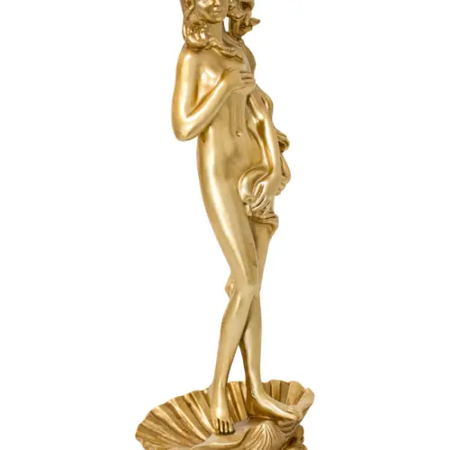Nacimiento de Venus de resina de 15x11x38cm