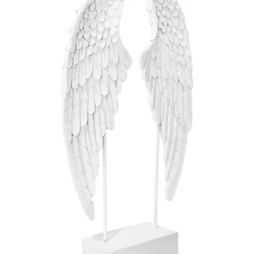 Alas de ángel blancas de resina de 23×7.5×40.5cm