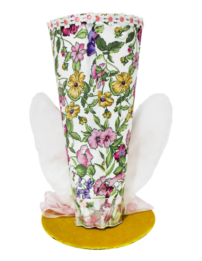 Sombrero con orejas de conejo rosa 16x16x28cm - Image 3