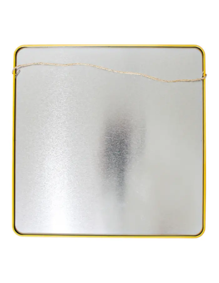 Señal de lámina cuadrada amarilla con textos de 30x30x0.7cm - Image 3